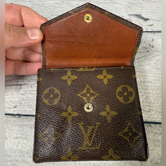 Louis Vuitton Portefeiulle Elise Trifold Wallet Monogram Canvas Leather - Picture 9 of 14